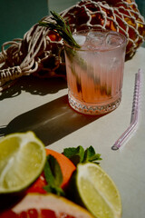 hard light in a glass