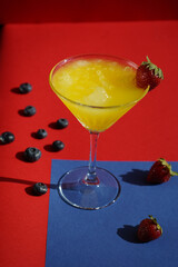 cocktail with fruits