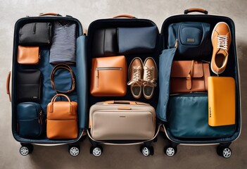 chic functional luggage filled travel essentials equipment every journey, stylish, bag, suitcase, organizer, gear, packing, accessories, compartments, design