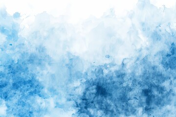 Fototapeta premium Abstract Watercolor Background in Soft Blue with Gentle Gradients.