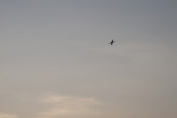 airplane in the sky
