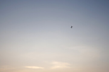 airplane in the sky