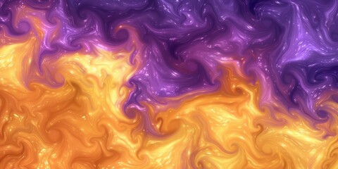 Abstract Gradient Background Showcasing Purple, Yellow, and Orange Hues.