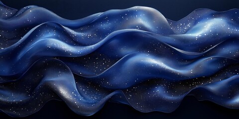 Obraz premium Serene Silk: Detailed Ink Wash Painting with Glossy Finish, generative ai