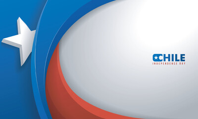 Background design of waving 3d blue and red shapes concept in white background