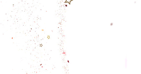 Cosmic Christmas Showers: Dynamic 3D Illustration of Descending Celestial Showers for the Holidays