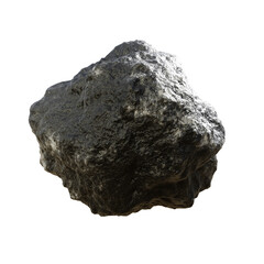 Asteroid or meteorite isolated on white background. 3d-rendering © ecrow