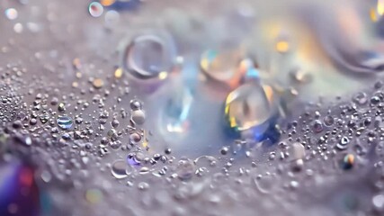 Water droplets creating patterns on a surface during a rainy afternoon
