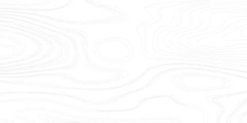 Abstract Contour Topographic Line Pattern in Black and White. Minimal Topographic Map Pattern Background