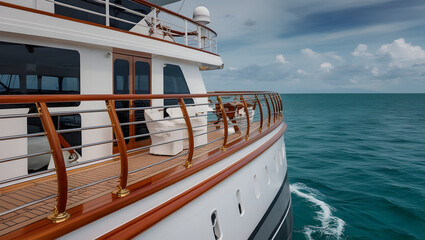 deck on a passenger ship