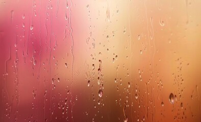 Obraz premium Frosted Glass Gradient Background in Light Brown and Pink Tones