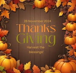 Thanksgiving is a traditional holiday celebrated in several countries, most notably in the United States and Canada. It is a time for giving thanks and expressing gratitude for the blessings.