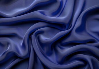 Obraz premium Smooth Dark Blue Surface with Subtle Shadows on Indigo Background