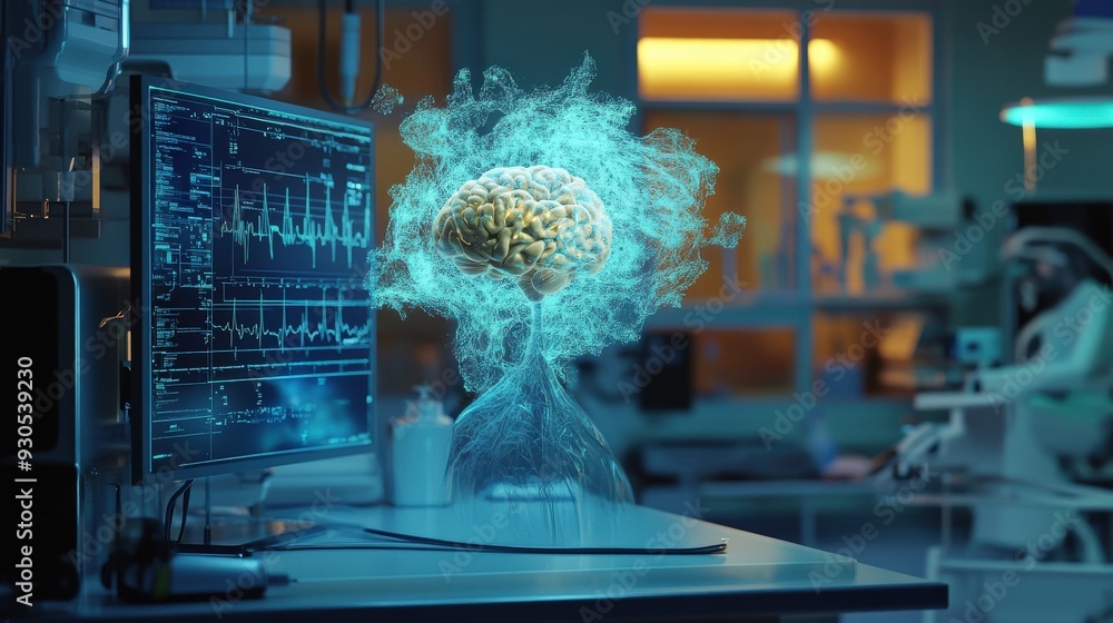 Poster an artificial intelligence system aids medical professionals by analyzing patient data in a high-tec