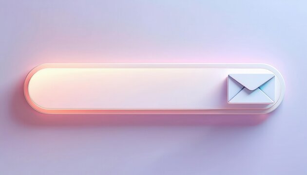 A modern envelope icon on a sleek background, representing communication and digital messaging concepts.