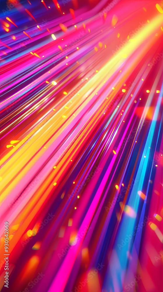 Poster vibrant speed motion background with gradient lines