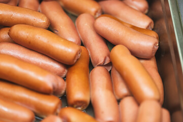 Boiled sausages