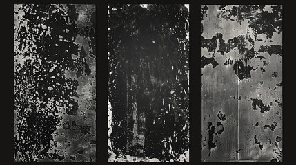 transparent black dust grain texture particles, A set of black spots of paint. illustration, Weathered grunge background.
