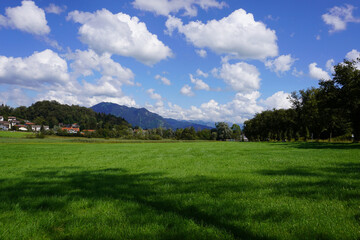 Blick auf die Umgebung von Immenstadt im Allgäu in Bayern