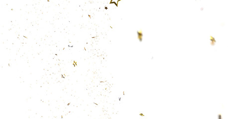 Christmas Star Plummet: Astonishing 3D Illustration Depicting Falling Holiday Stardust