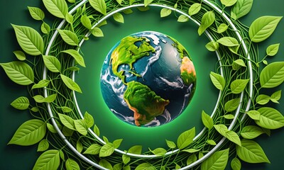 green planet earth