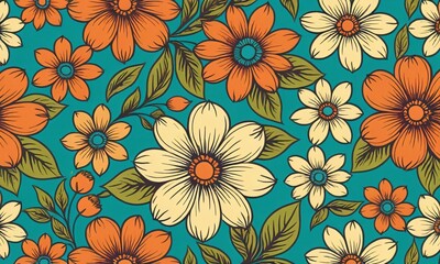 seamless floral background