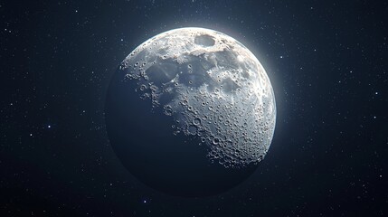 Obraz premium Serene Moon Photography