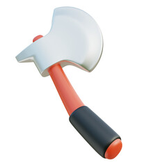 3D Fire Fighter Icon Axe