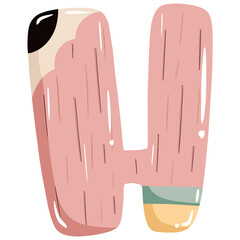 Pink Pencil Alphabet