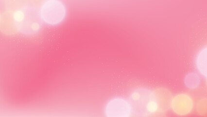 Pink Bokeh Background, Abstract Pink Wallpaper for Women's Day, Christmas Events