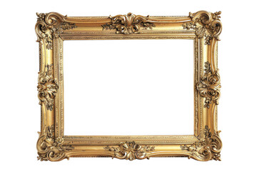 Elegant Golden Picture Frame