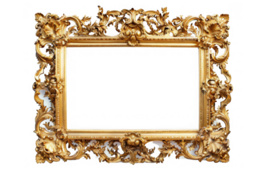 Ornate Golden Picture Frame