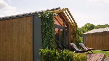 Prefabricated mobile modular container houses outdoor