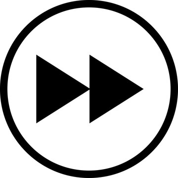Webで使えるシンプルな早送りボタンベクターアイコン