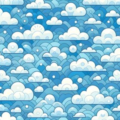 Fototapeta premium Whimsical Cloudscape 