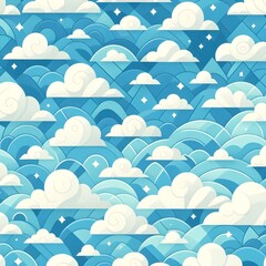 Whimsical Cloudscape
