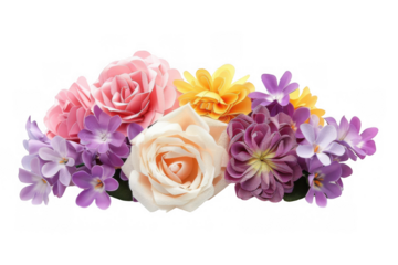 Bouquet of Colorful Paper Flowers