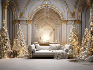 Glittering Effect For Luxury Christmas - Shining Background