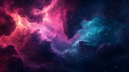 8K Cosmic Wallpaper with Swirling Galaxies and Nebulae - Vibrant and Detailed Space Scene