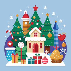 Can be used every where on the occasion of Christmas.