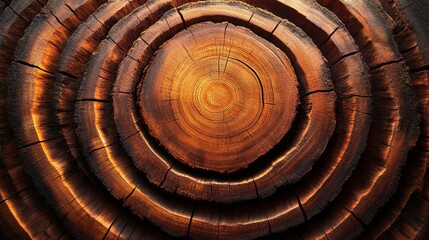 Close-up of Tree Rings