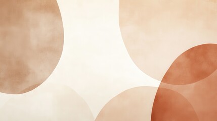 Abstract design featuring soft shapes in warm tones, creating a calming visual effect.