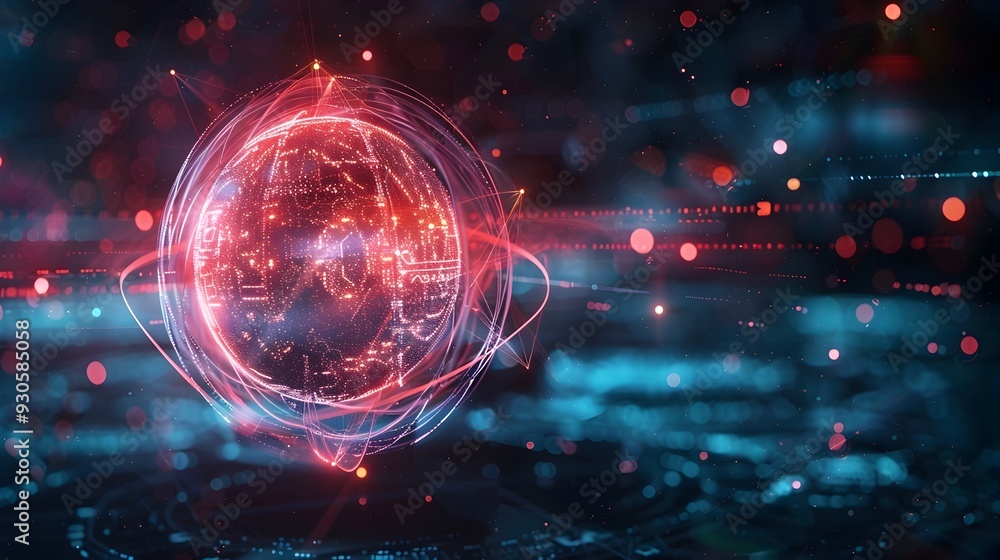 Poster quantum powered weather forecasting with advanced simulations and holographic displays