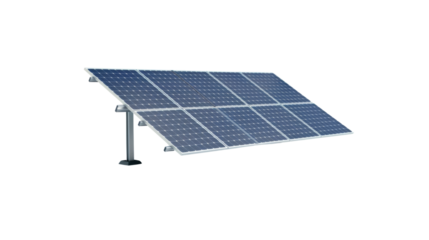 Solar panel, transparent background PNG
