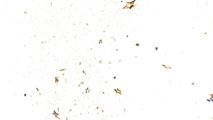 XMAS Stars - Festive christmas card. Isolated illustration white background. -