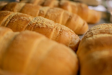 assortment of baked bread