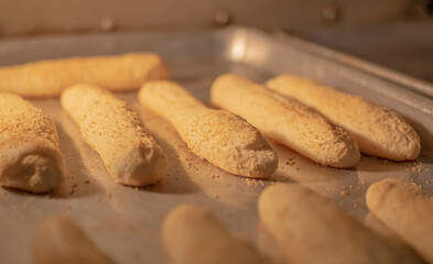 close up of cookies on table