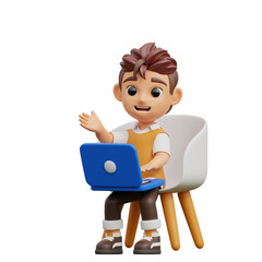 3D Kids Creative Activity laptop