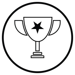 Achievement, award, cup icon