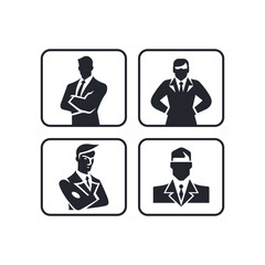 International vector icon with black silhouette on white background, simple and unique.